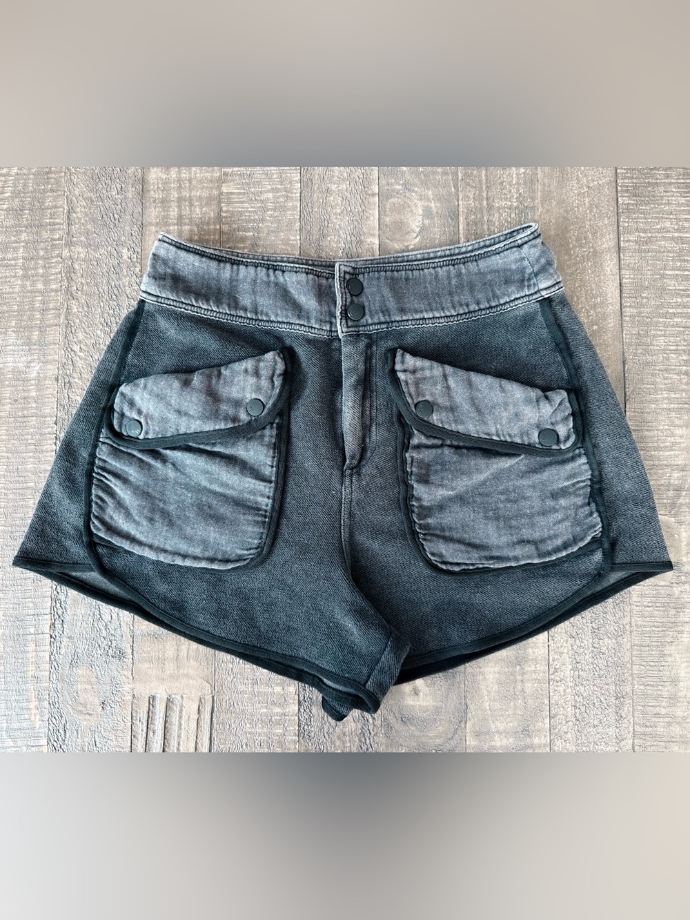 Free People FP Movement Timko Shorts Black Cargo Utility Hiking Small S - Picture 4 of 10